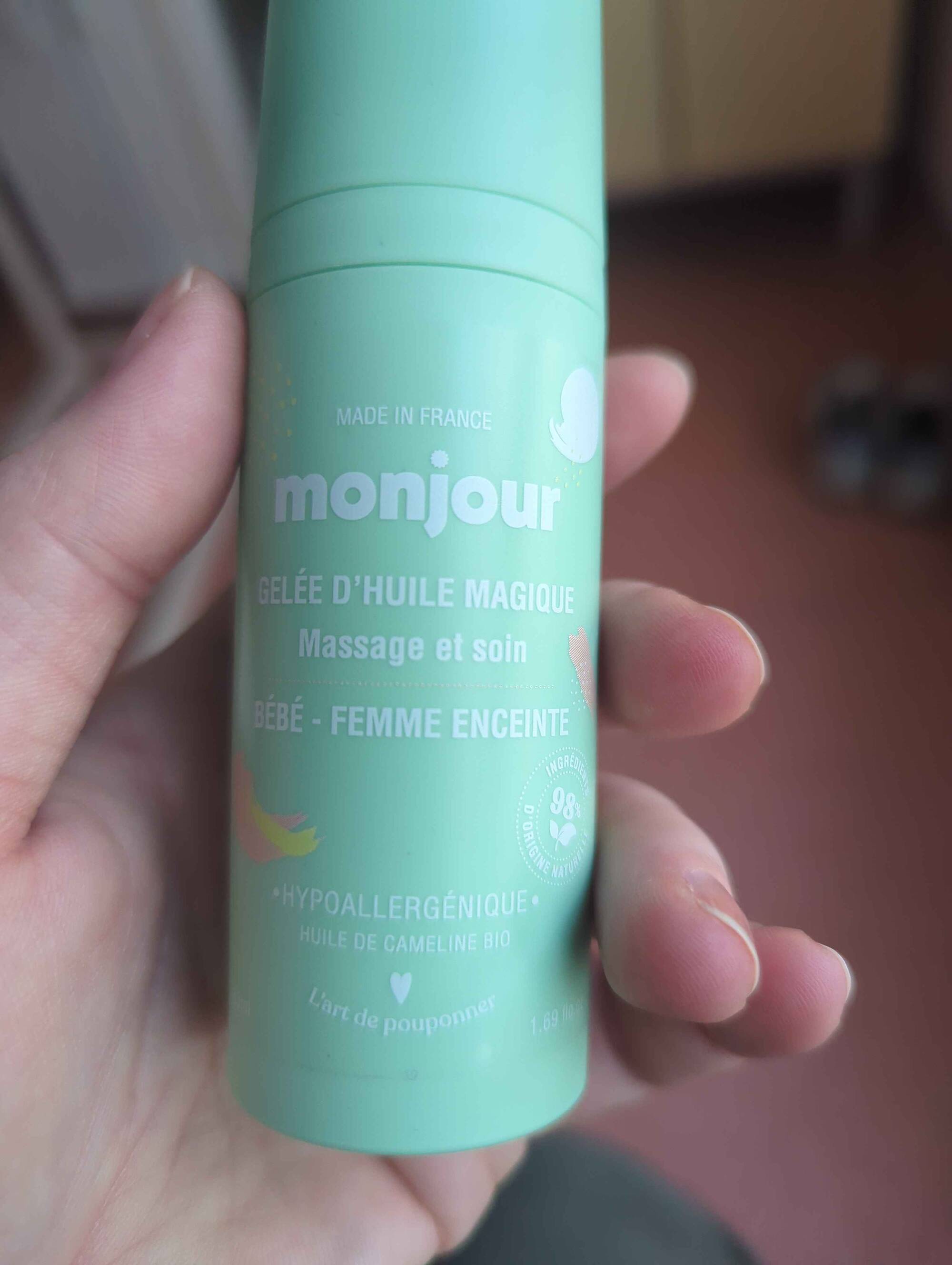 MONJOUR - Gelée d'huile magique - Massage et soin