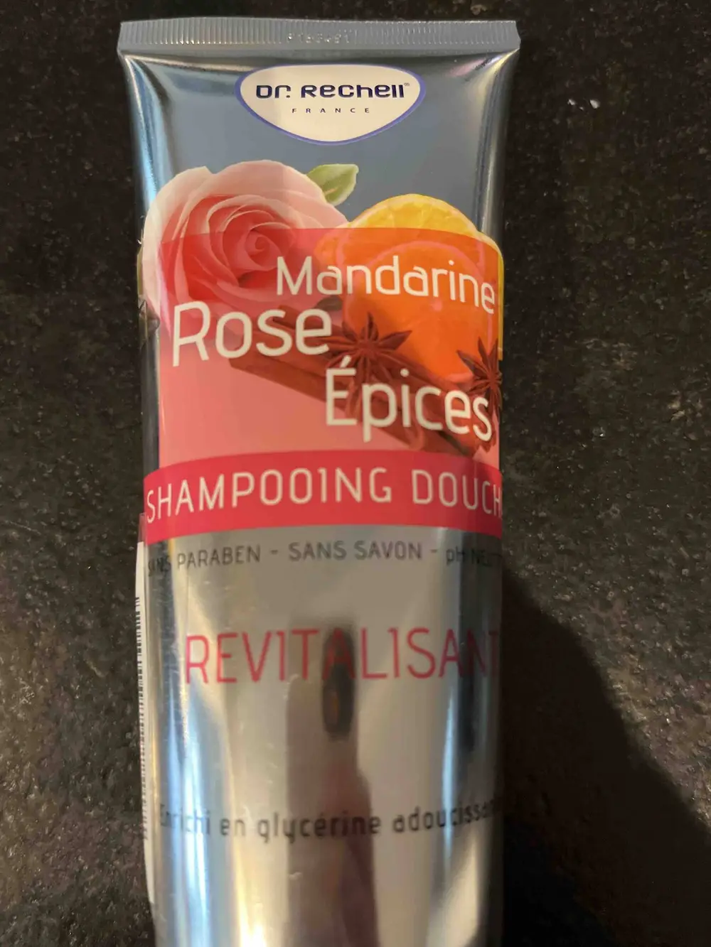 DR RECHELL - Shampooing douche revitalisant mandarine rose épices