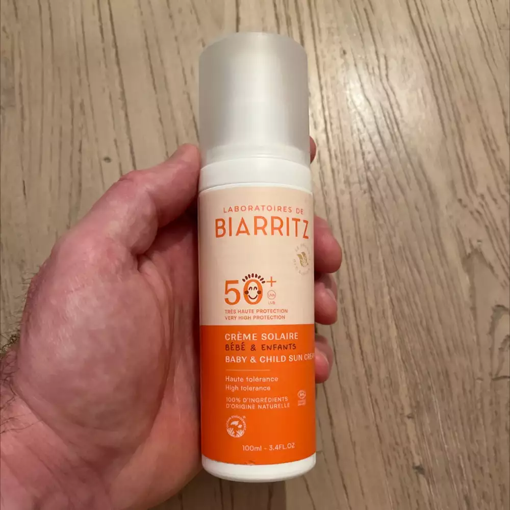LABORATOIRES DE BIARRITZ - Crème solaire bébé et enfants 50+