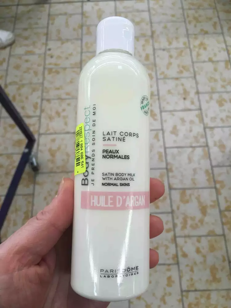 PARIS DÔME - Body respect - Lait corps satiné huile d'argan