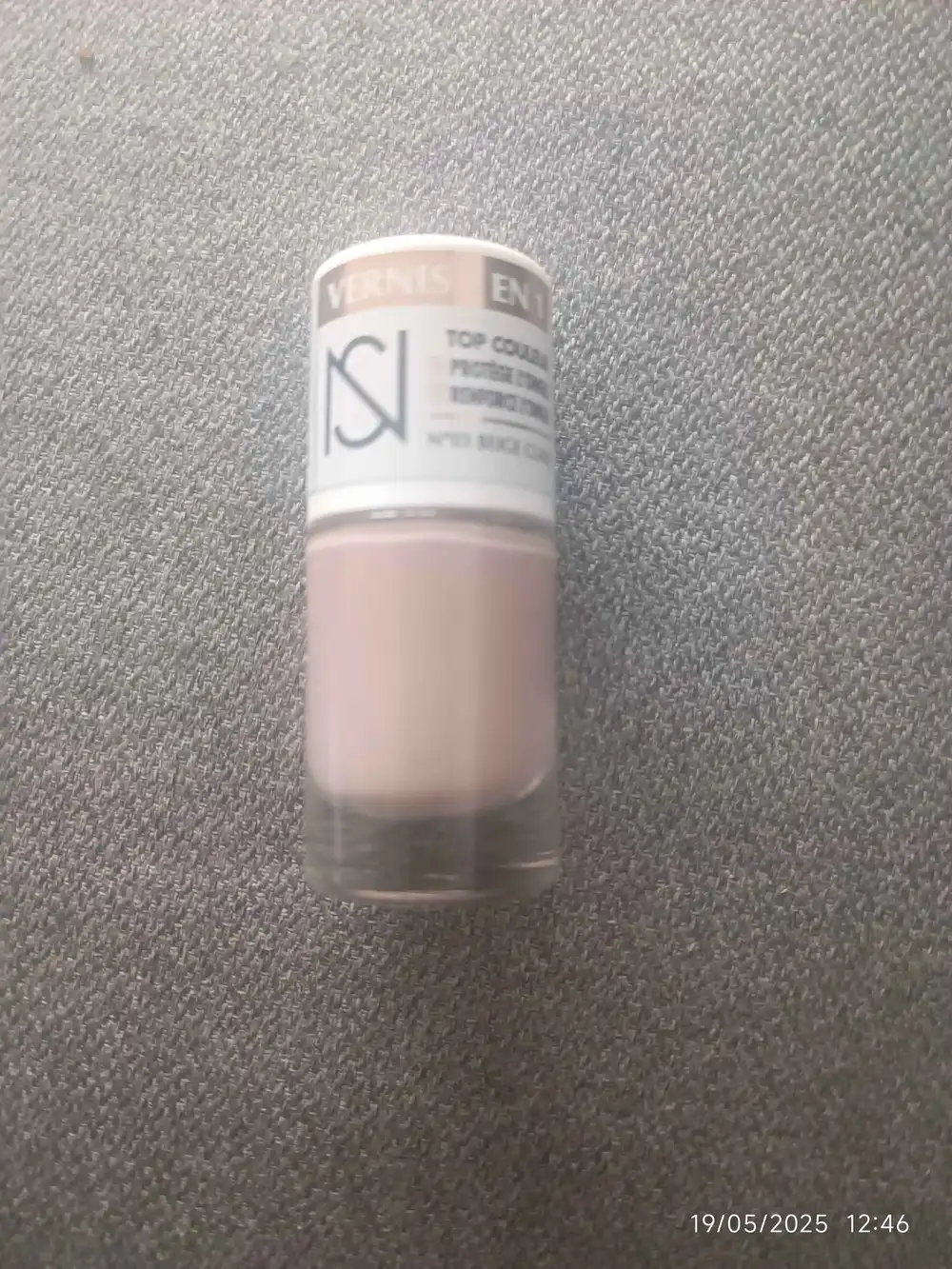 EUROP COSMETICS - Vernis à ongles 3en1 N°03 beige clair