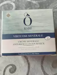 O-RARE - Virtuose minérale - Crème anti-rides contour yeux