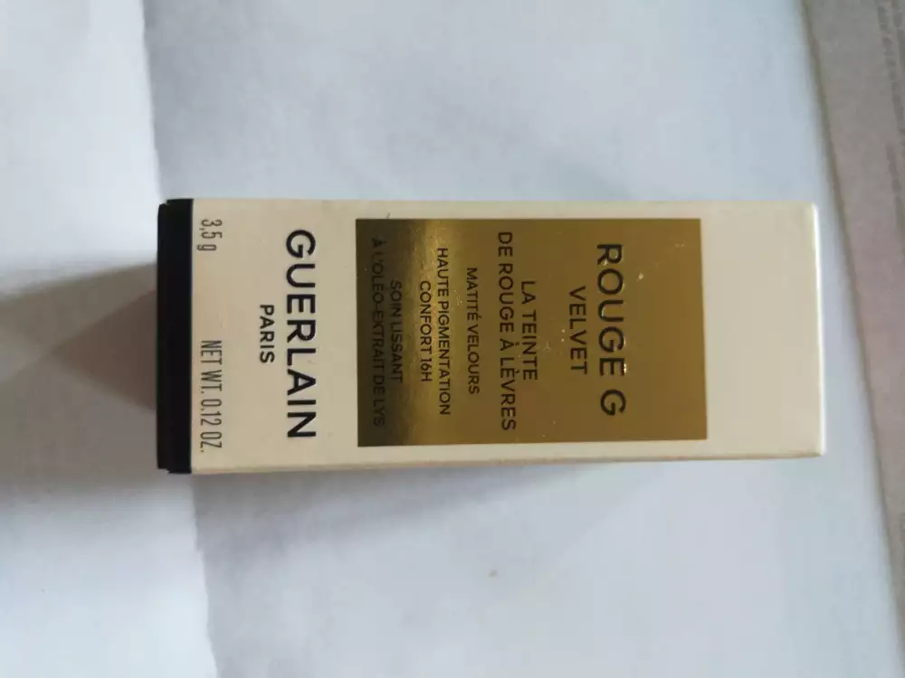GUERLAIN - Rouge G velvet - La teinté de rouge à lèvres