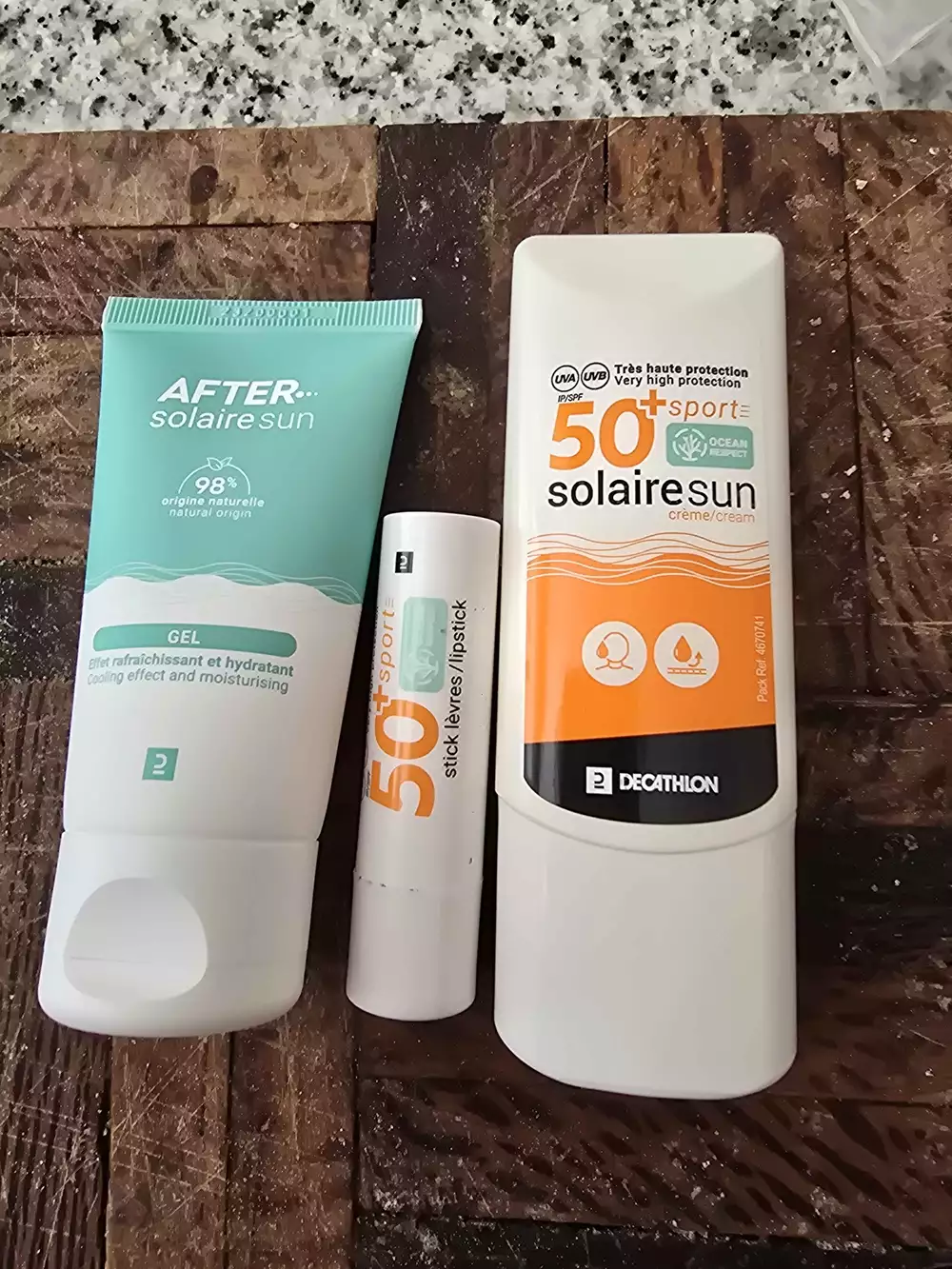 DÉCATHLON - Kit solaire spf50+ sport