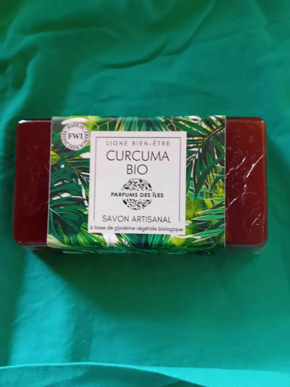 PARFUM DES ILES - Curcuma bio - Savon artisanal
