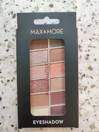 MAX & MORE - Eyeshadow - Palette de fard à paupières