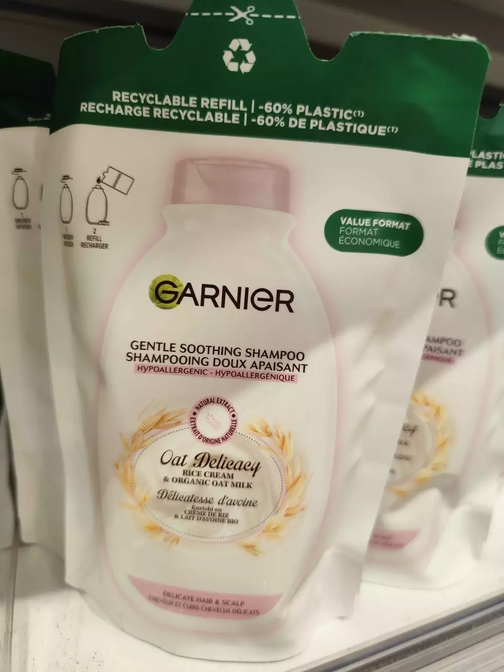 GARNIER - Shampooing doux apaisant