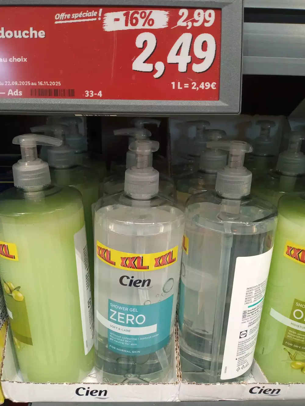 CIEN - Shower gel zero