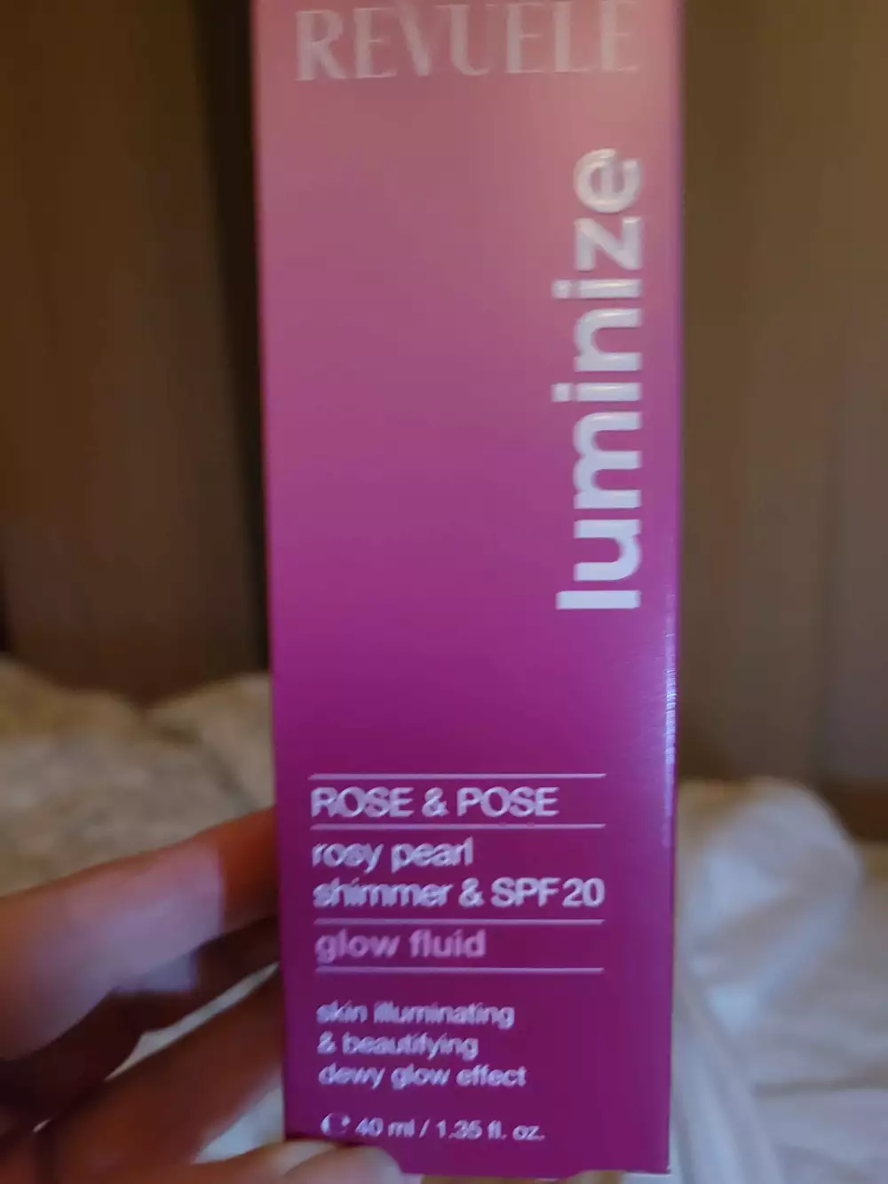 REVUELE - Luminize - Glow fluid rose & pose SPF 20
