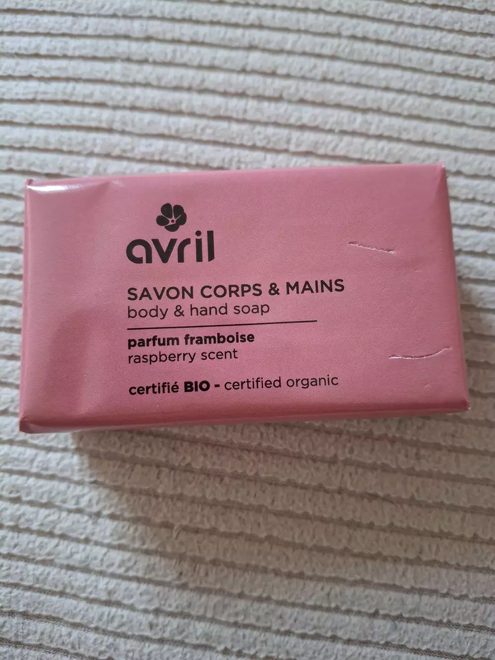 AVRIL - Savon corps & mains parfum framboise