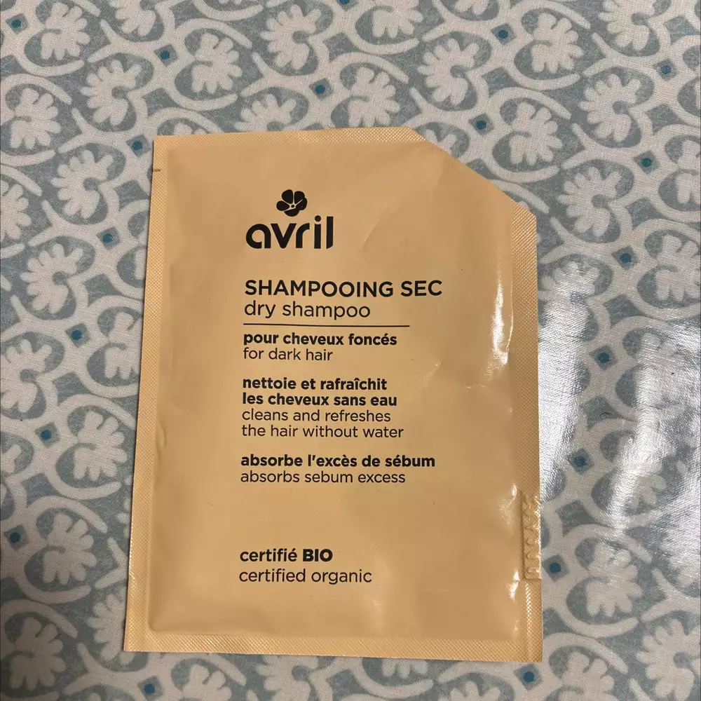 AVRIL - Shampooing sec pour cheveux foncés