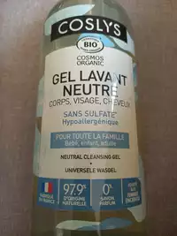 COSLYS - Gel lavant neutre sans sulfate