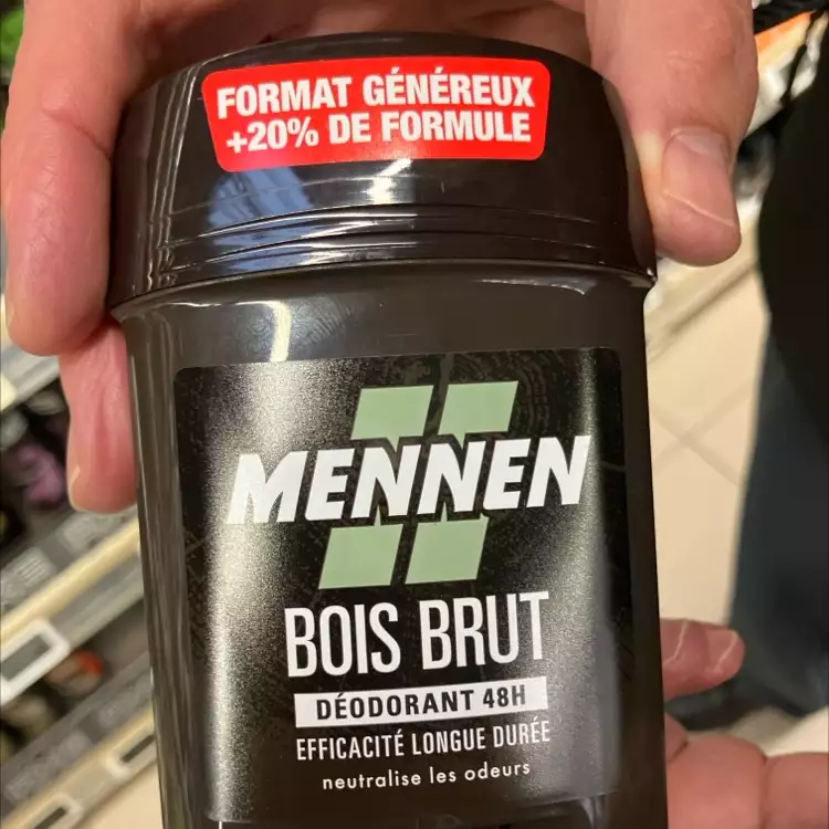 MENNEN - Bois brut - Déodorant 48h