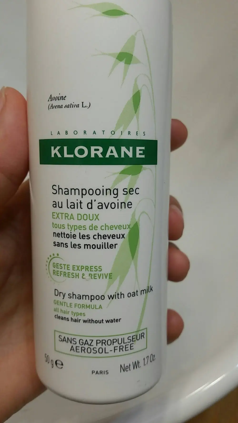 KLORANE - Shampooing sec au lait d'avoine extra doux