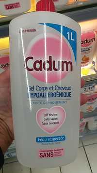 CADUM - Hypoallergénique - Gel corps et cheveux 