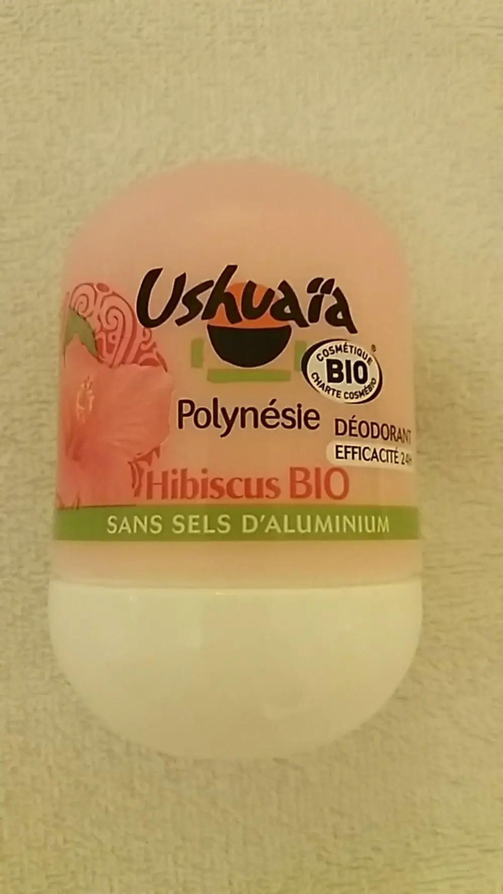 USHUAÏA - Déodorant à l'hibiscus bio 24h