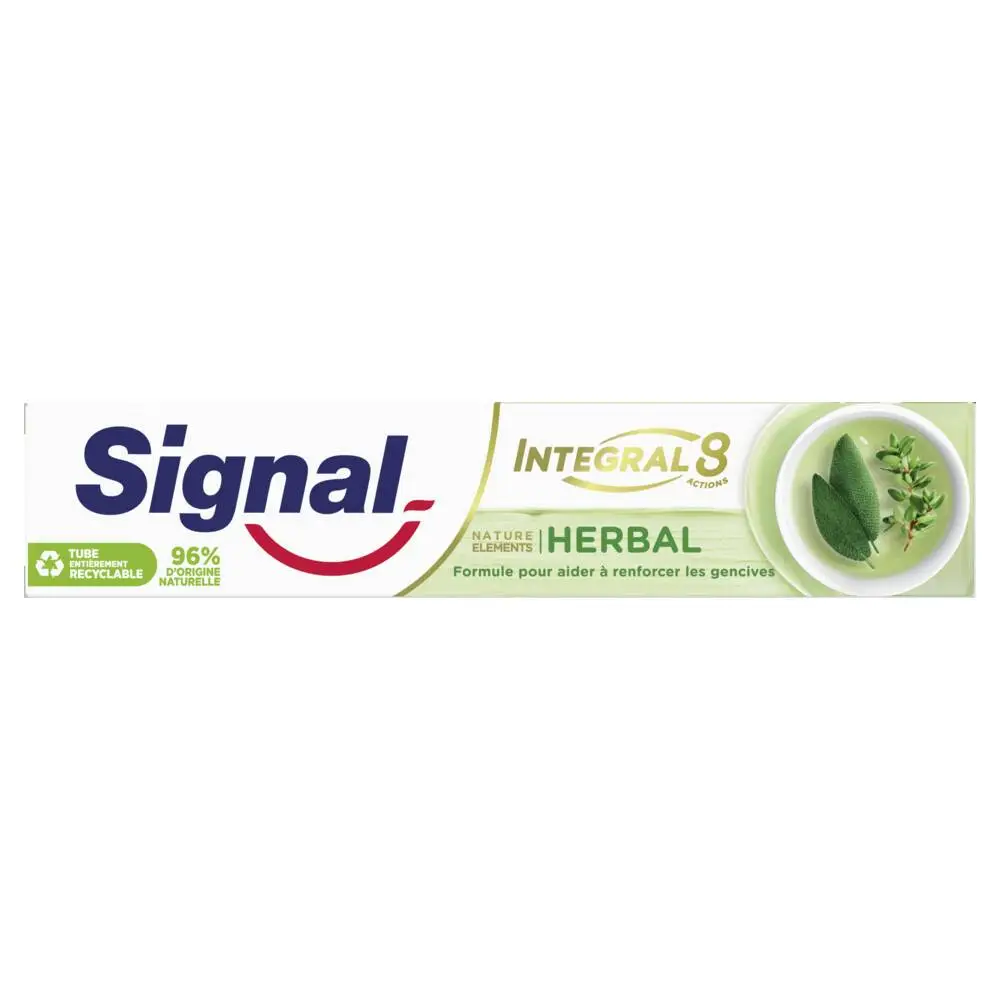 SIGNAL - Signal Integral 8 Dentifrice Nature Elements Herbal 75ml