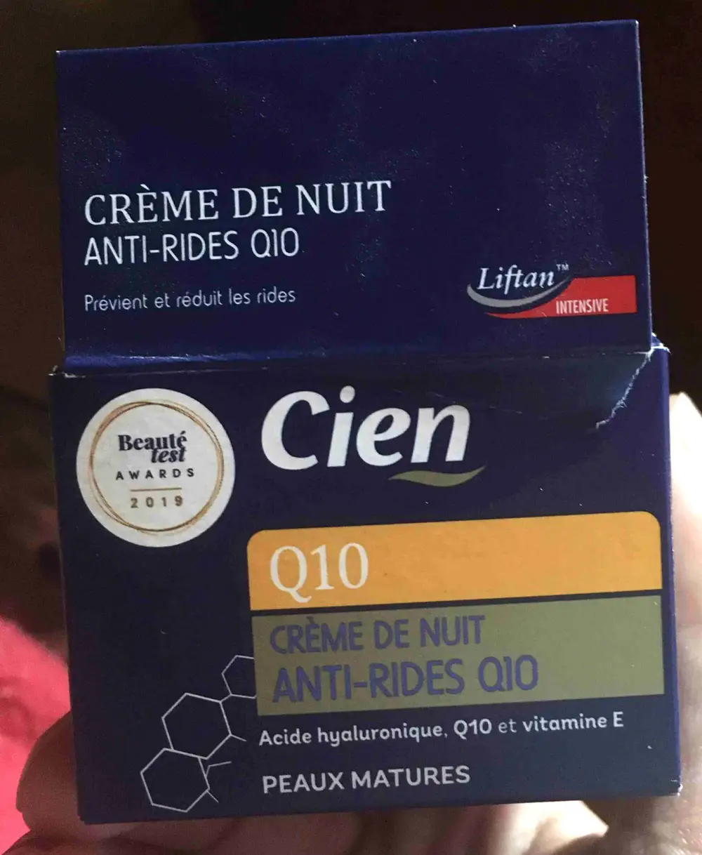 CIEN - Q10 anti-rides - Crème de nuit