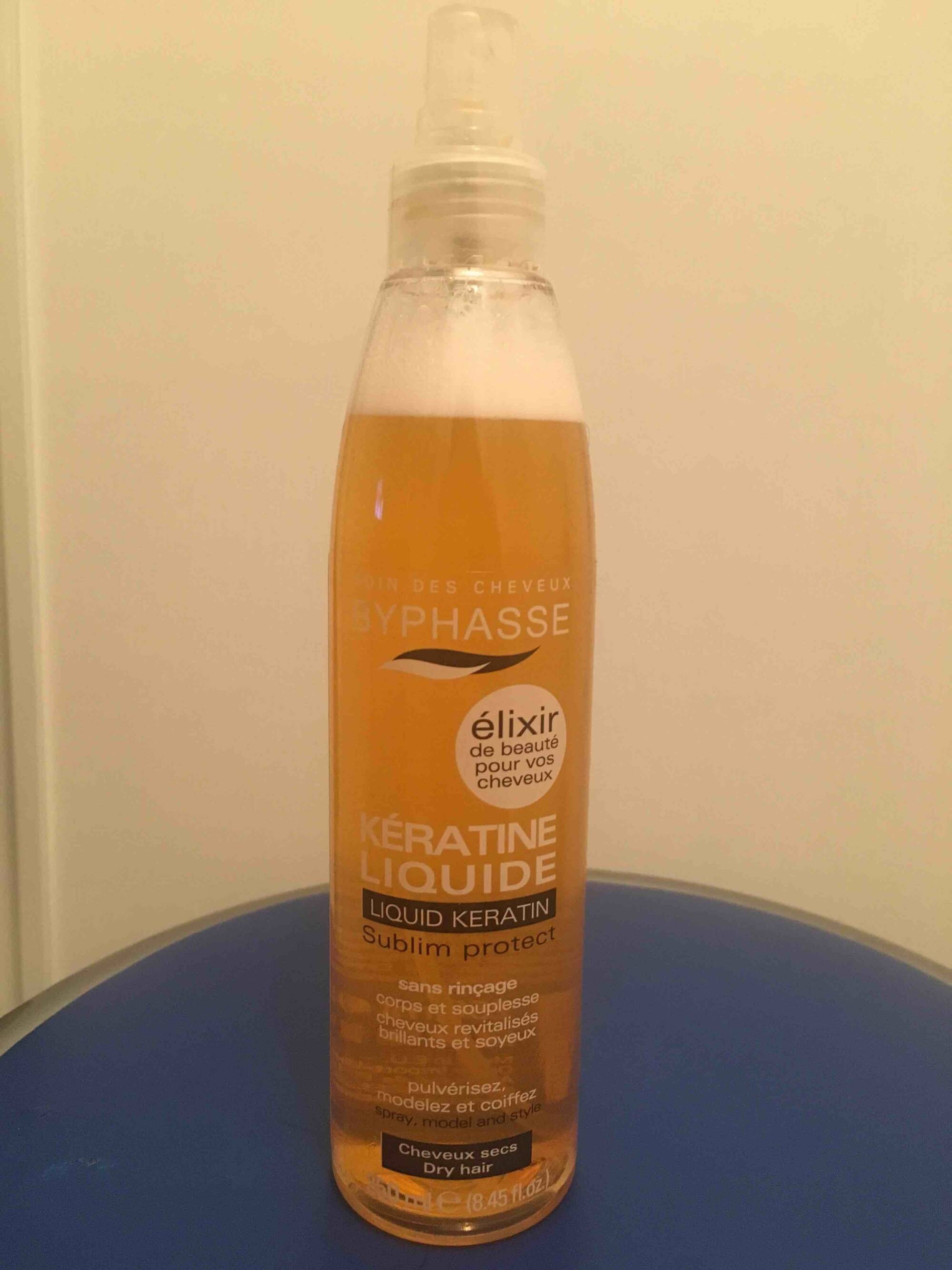 BYPHASSE - Kératine liquide - Spray pour cheveux secs
