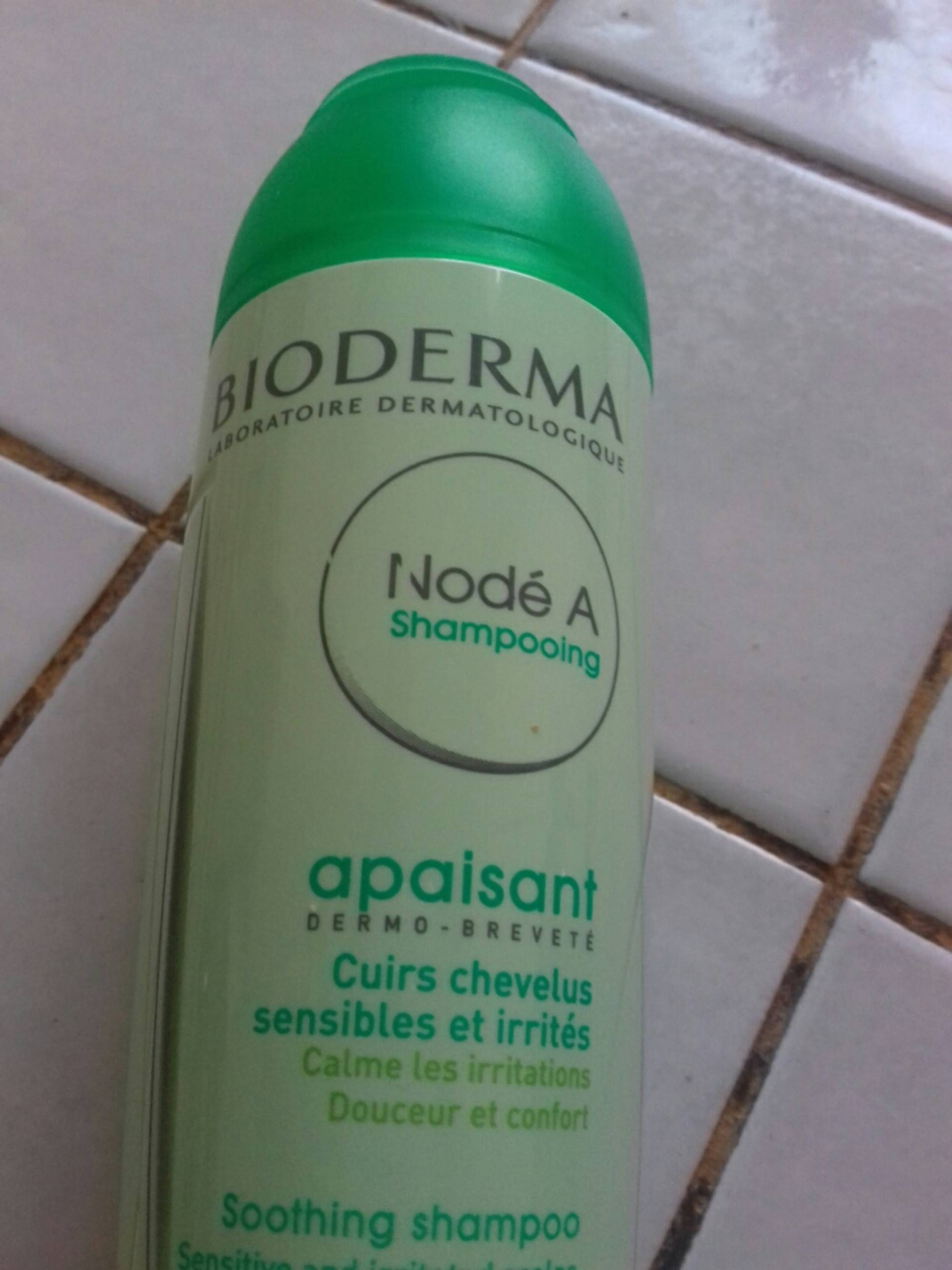 BIODERMA - Nodé A - Shampooing apaisant dermo - breveté cuirs chevelus sensibles et irrités