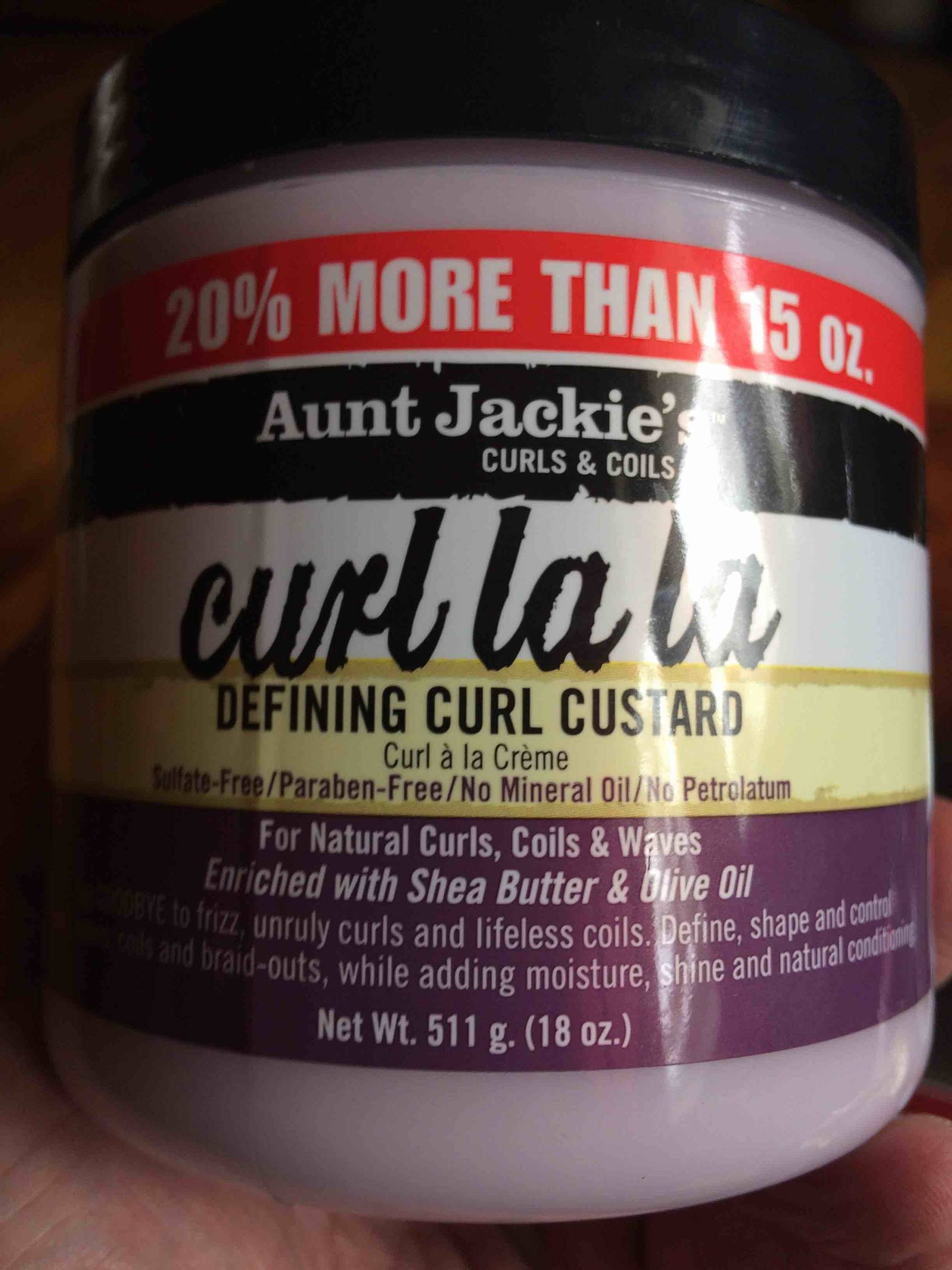 AUNT JACKIE'S - Curl la la - Defining curl custard
