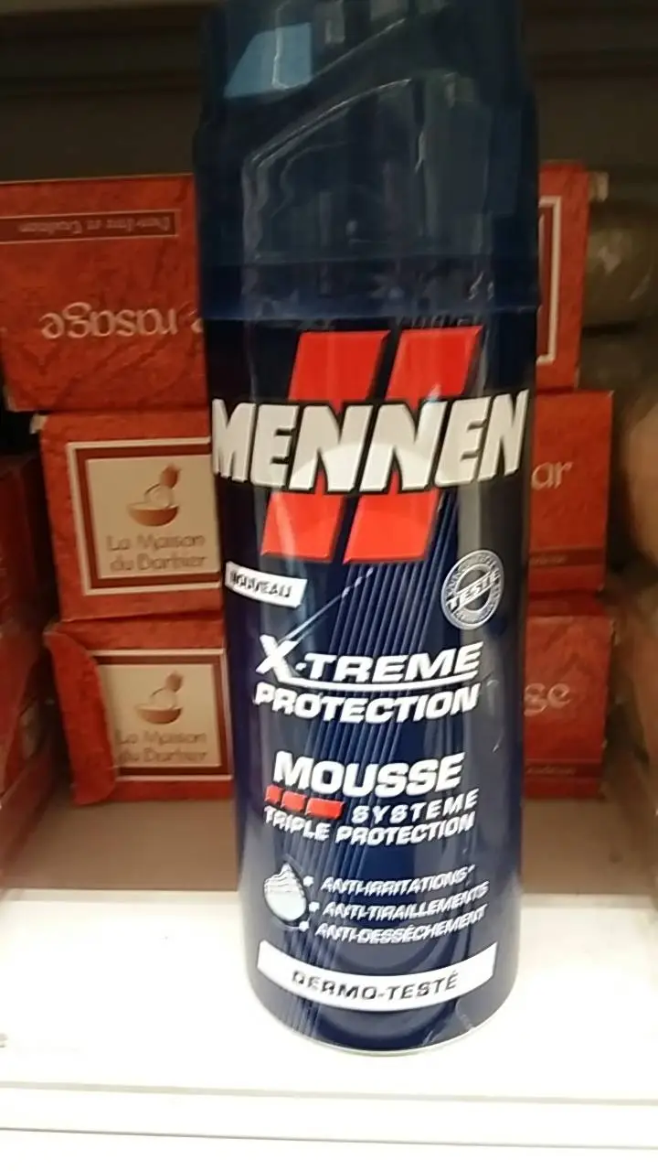 MENNEN - Mousse à raser X-treme protection