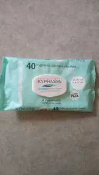 BYPHASSE - Lingettes démaquillantes à l'aloe vera