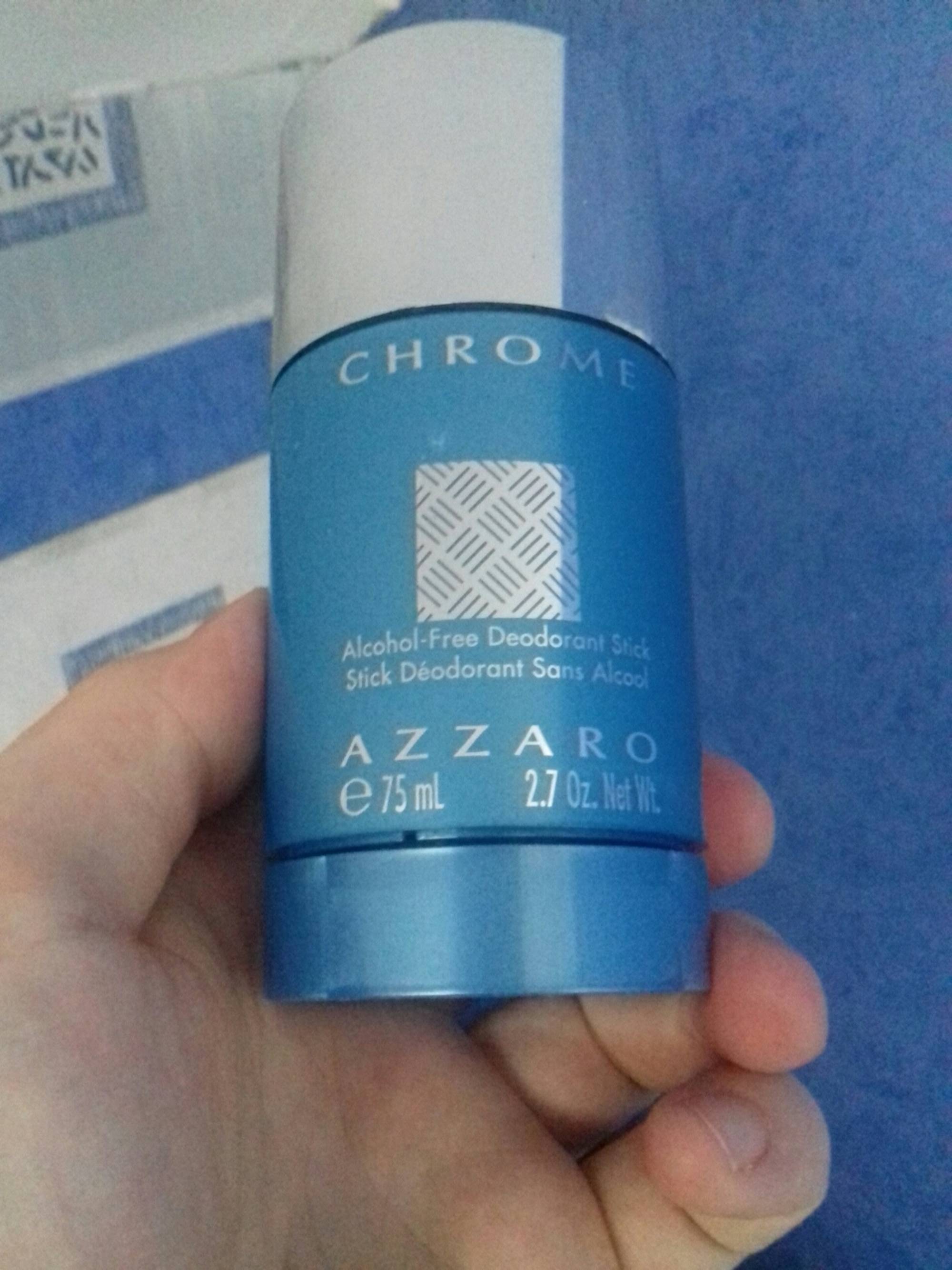AZZARO - Chrome - Alcohol-free deodorant stick 