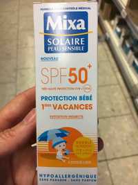 MIXA - Solaire peau sensible SPF 50+ - Protection bébé