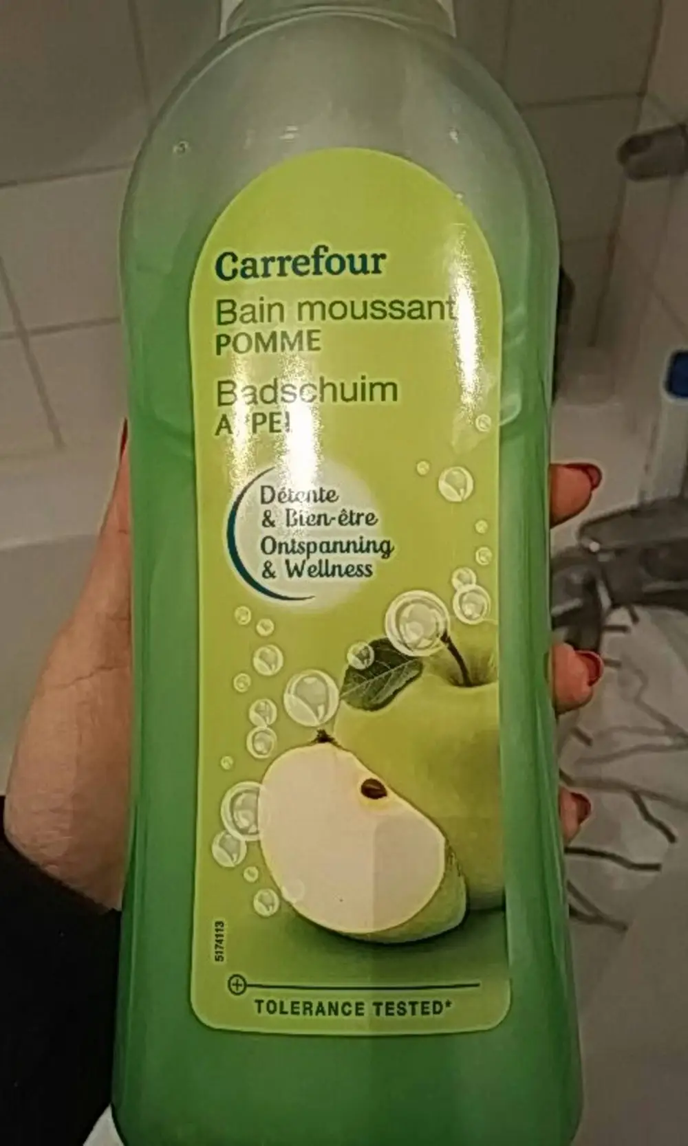 CARREFOUR - Bain moussant pomme