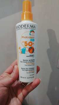 BIODERMA - Photoderm Kid SPF50+ - Spray enfants très haute protection