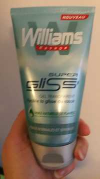 WILLIAMS - Super gliss - Rasage - Gel transparent - Peaux normales et sensibles