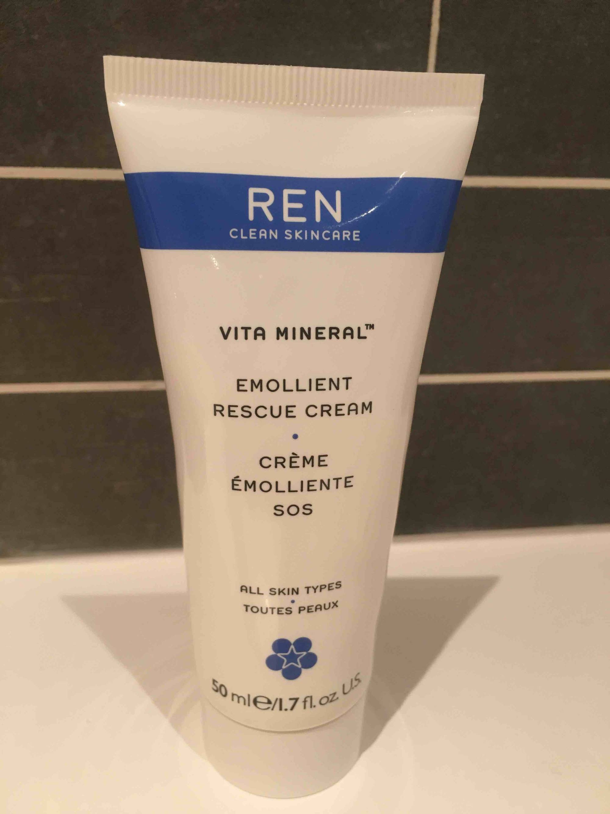 REN - Vita minéral - Crème émolliente SOS