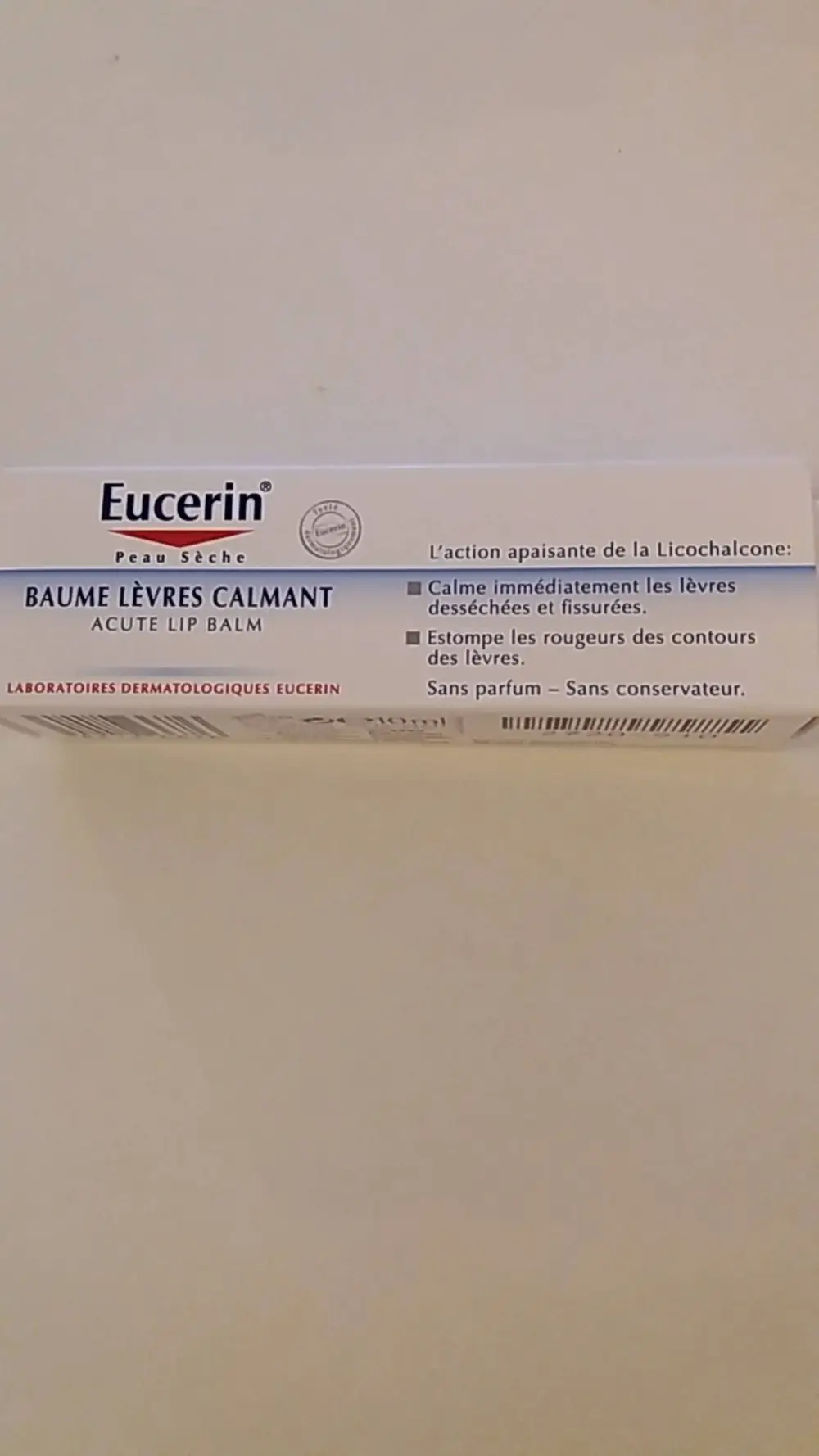 EUCERIN - Baume lèvres calmant