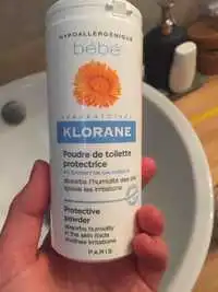 KLORANE - Bébé - Poudre de toilette protectrice