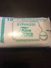 BYPHASSE - Lingettes rafraîchissantes aloe vera & camélia fresh