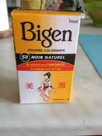 BIGEN - Poudre colorante 58 Noir naturel