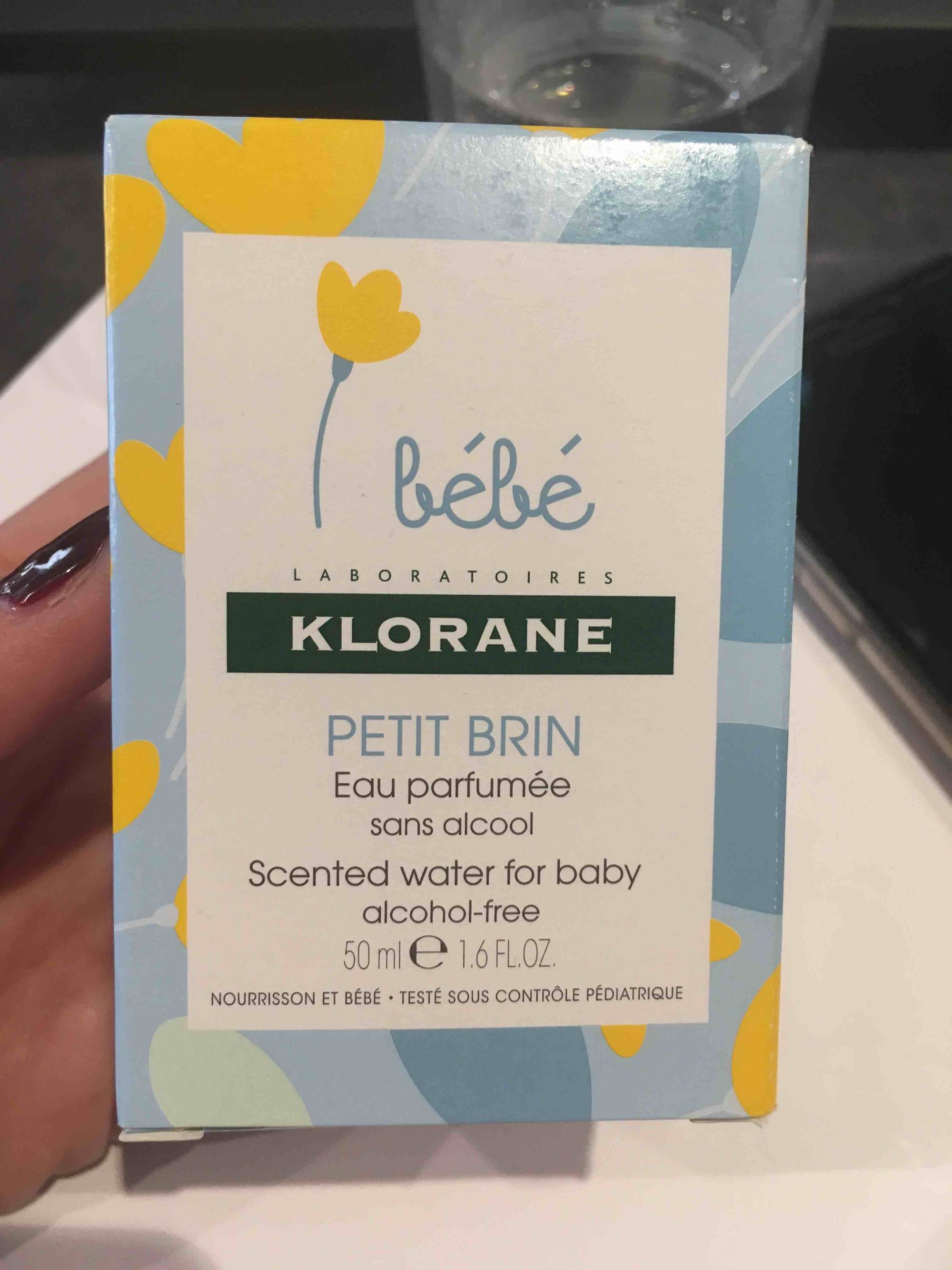 KLORANE - Petit brin - Eau parfumée sans alcool pour bébé