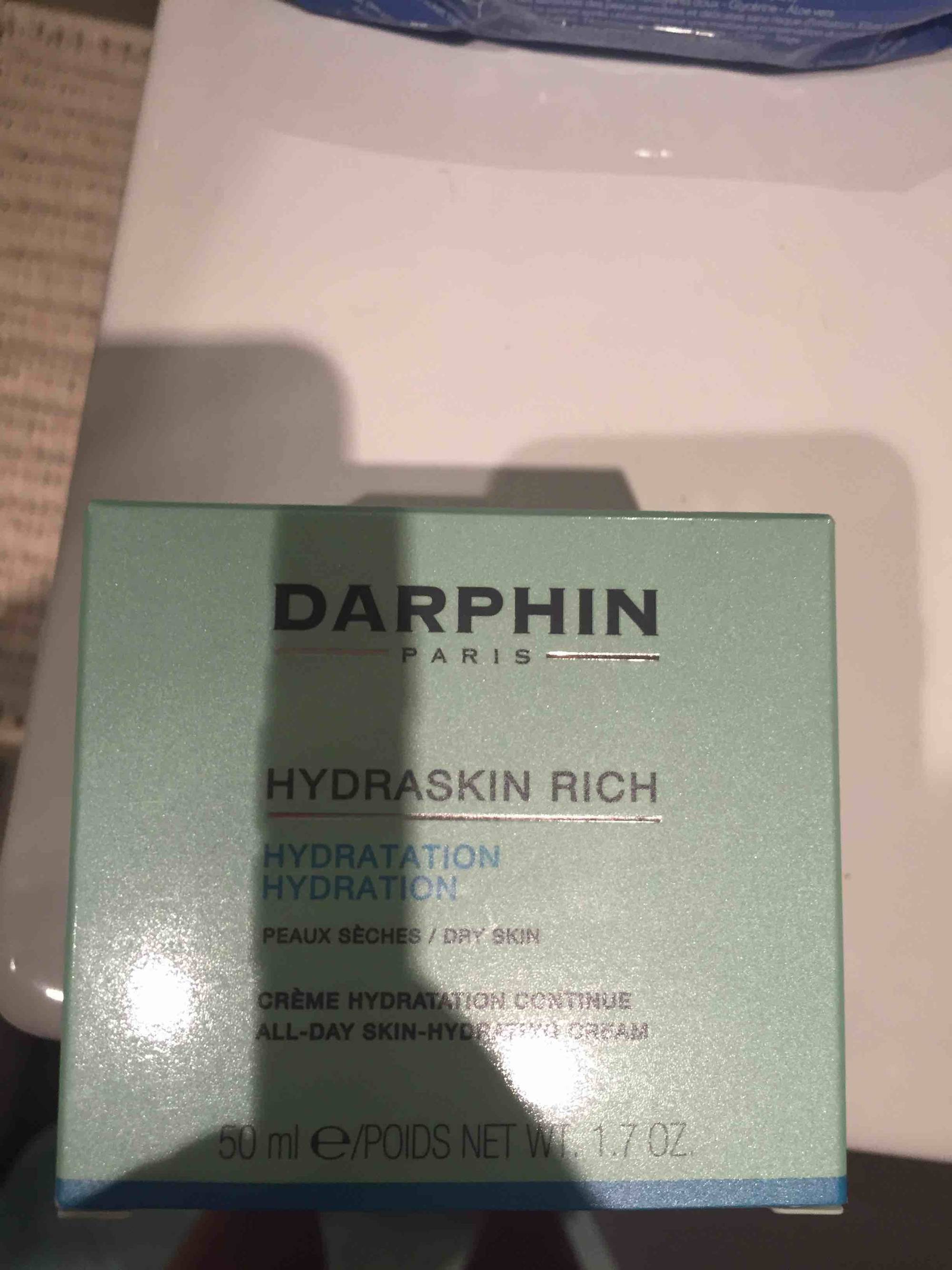 DARPHIN - Hydraskin rich - Crème hydratation continue