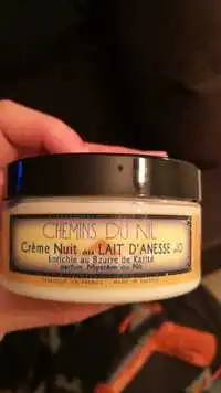 CHEMINS DU NIL - Crème nuit au lait d'Anesse bio