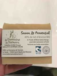 LE DOMAINE DE TAMARA - Savon Le Provençal - 40% de lait d'ânesse bio