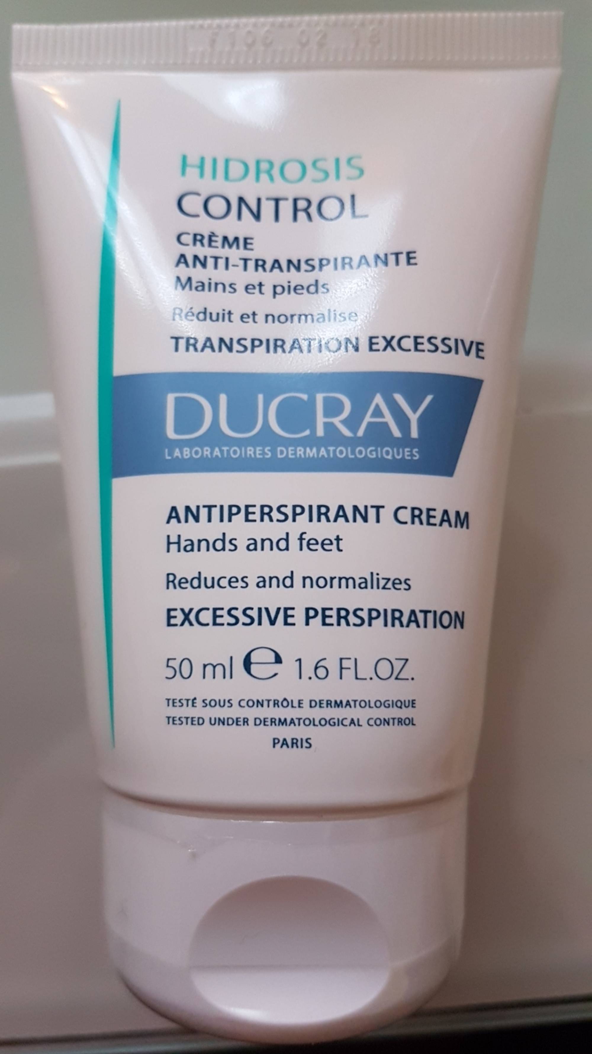 DUCRAY - Hidrosis control - Crème anti-transpirante mains et pieds