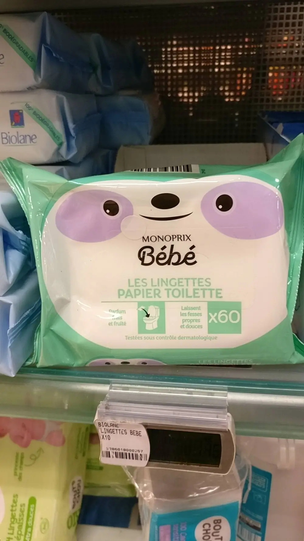 MONOPRIX - Bébé - Les lingettes papier toilette