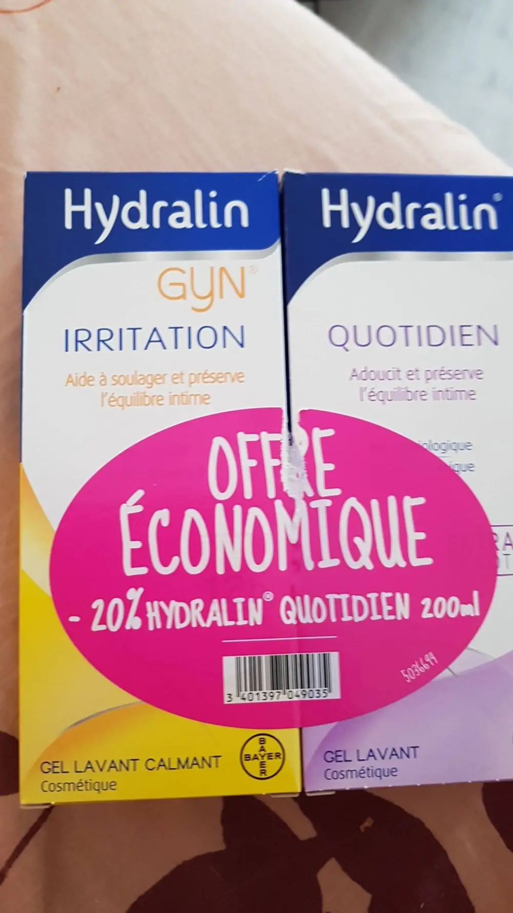 HYDRALIN - Gyn irritation + quotidien - Gel lavant calmant