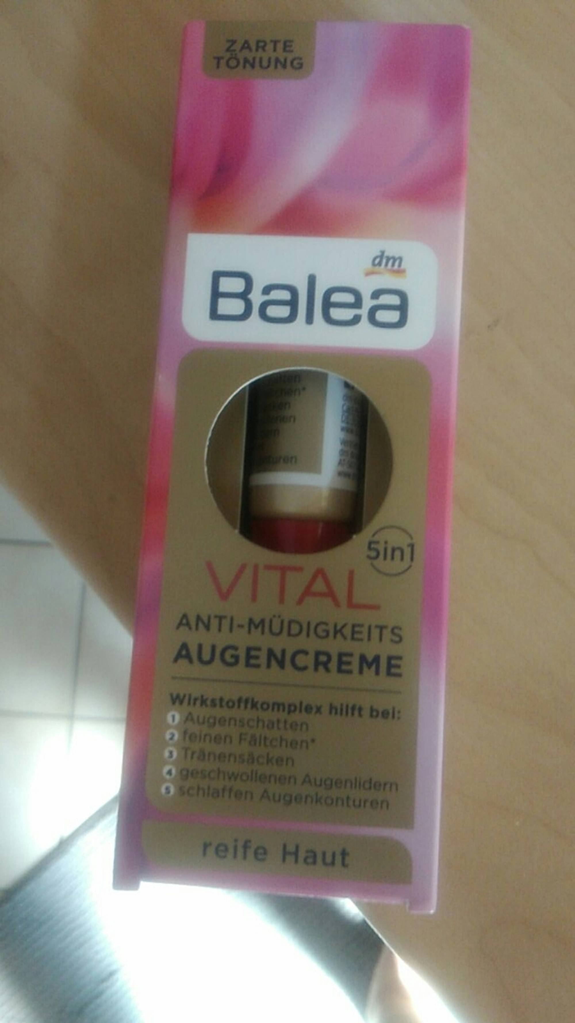 BALEA - Vital 5 in 1 - Anti-müdigkeits augencreme