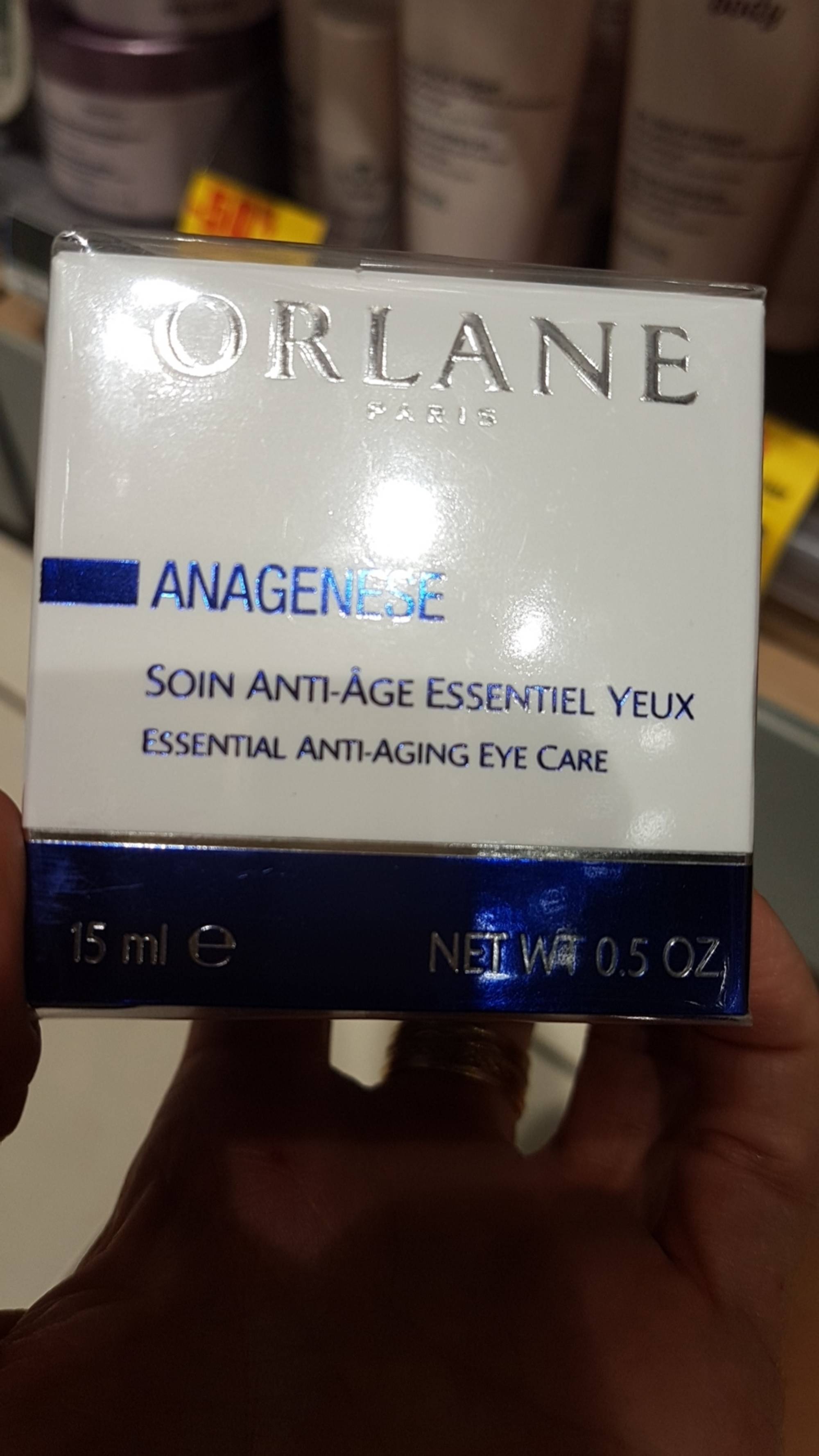 ORLANE - Anagenèse - Soin anti-âge essentiel yeux