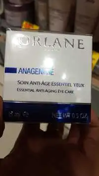 ORLANE - Anagenèse - Soin anti-âge essentiel yeux