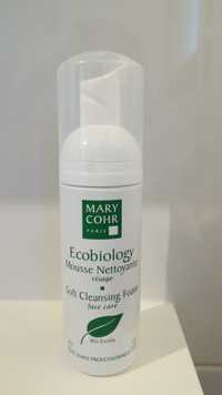 MARY COHR - Ecobiology - Mousse nettoyante visage