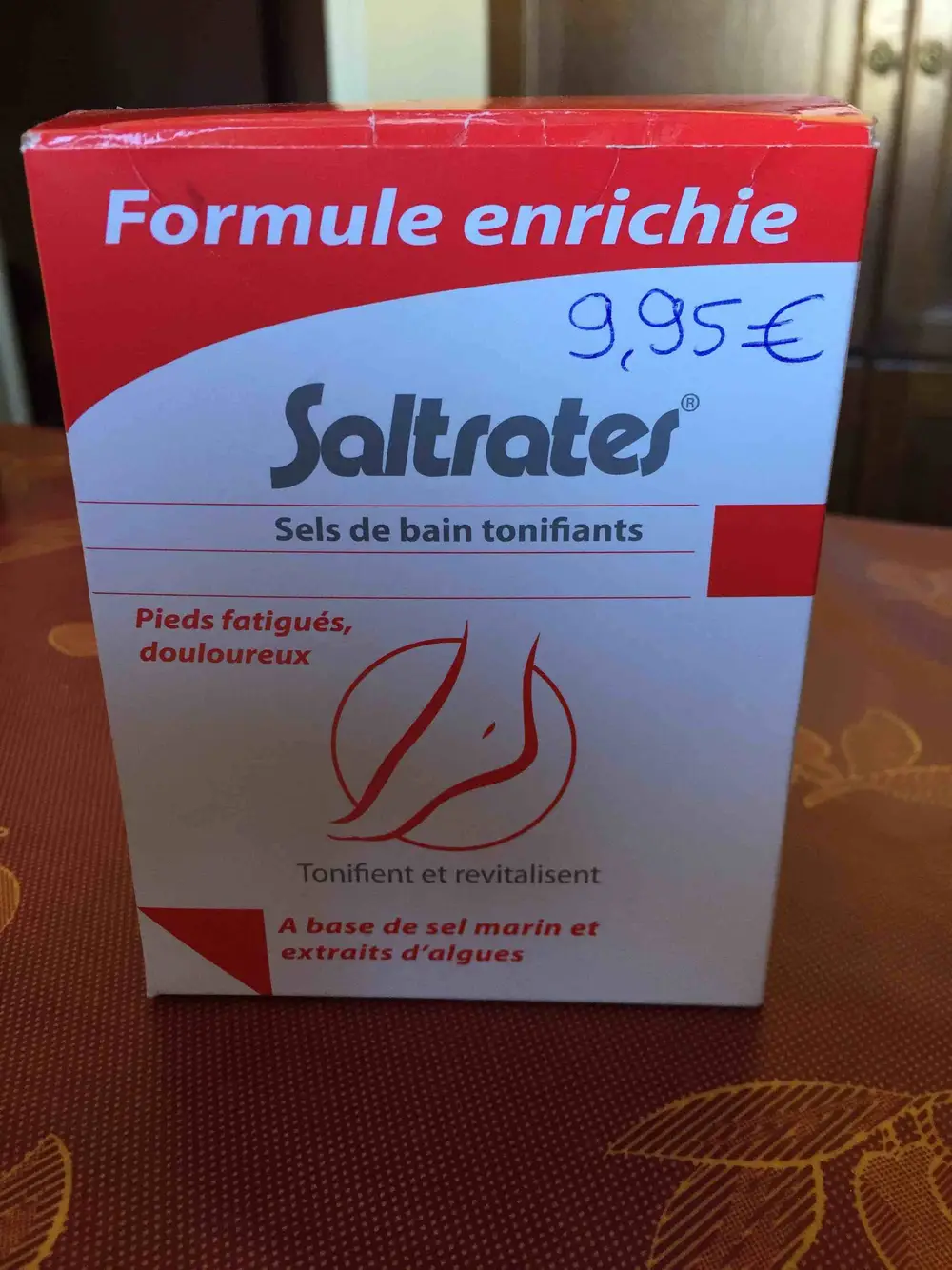 SALTRATES - Sels de bain tonifiants - Pieds fatigués, douloureux