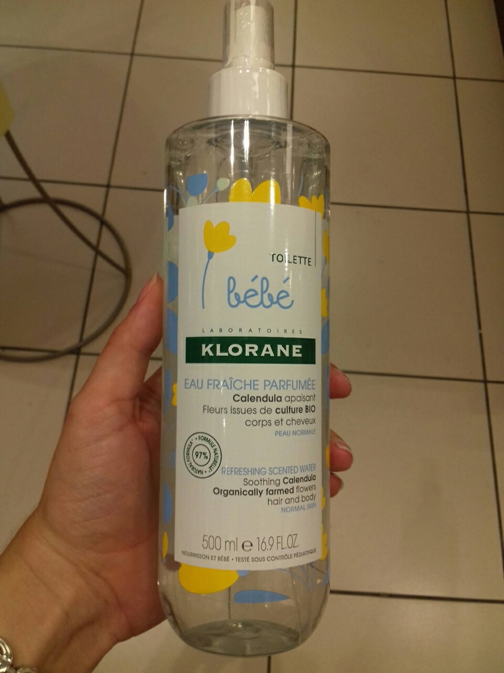 KLORANE - Bébé - Eau fraîche parfumée
